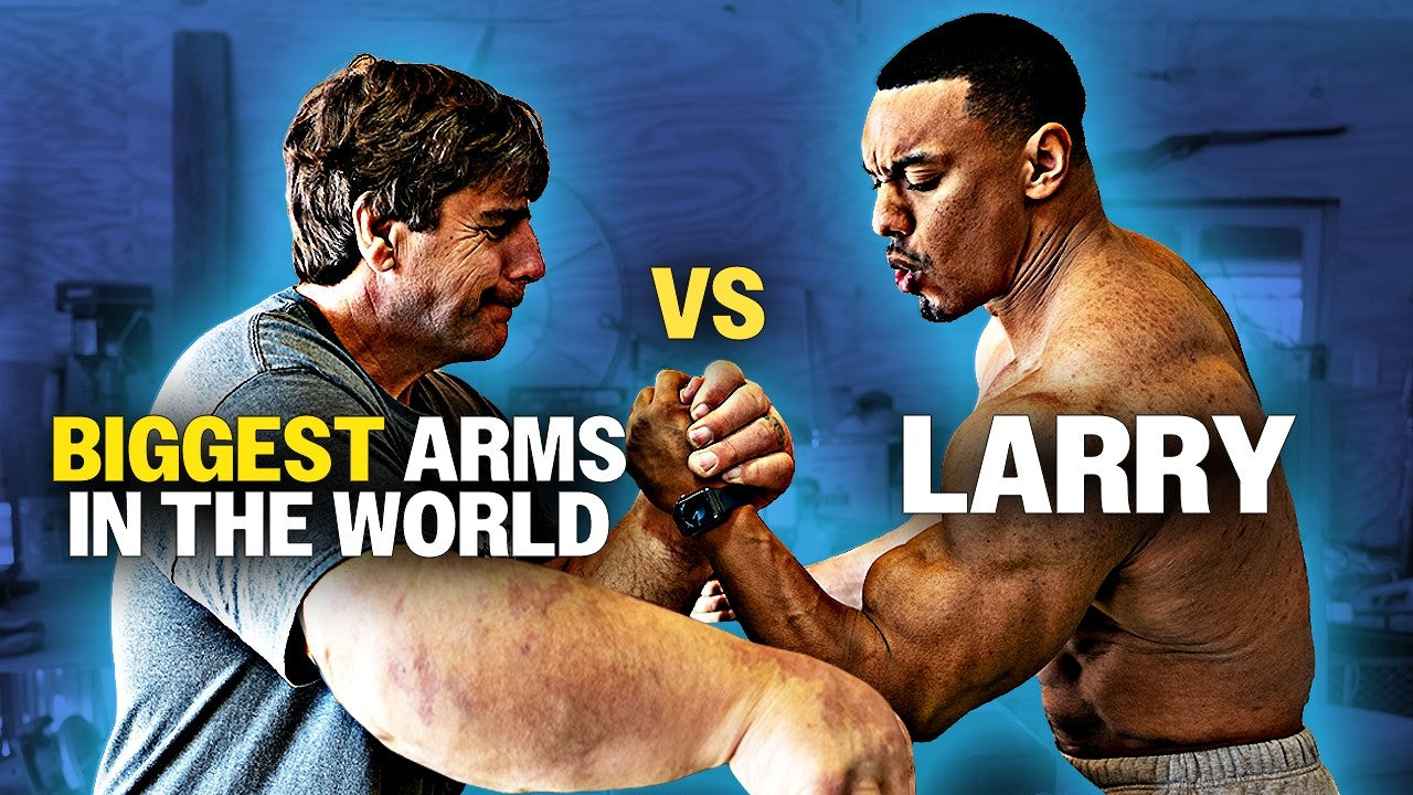 What’s It Like to Arm Wrestle the Man with the World’s Biggest Hands?