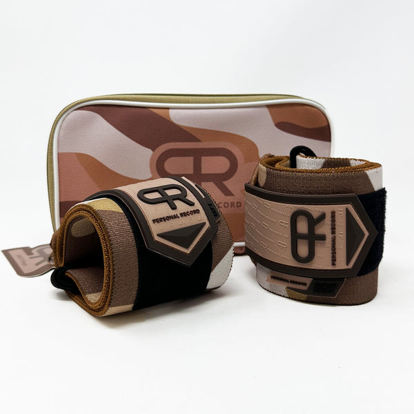 PR Heavy Duty Premium Wrist Wraps - Sand Camo