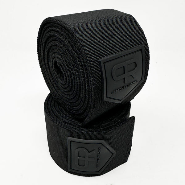 PR Heavy Duty Premium Knee Wraps - Black