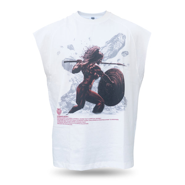 Oversize Olympus Sleeveless - Athena - White