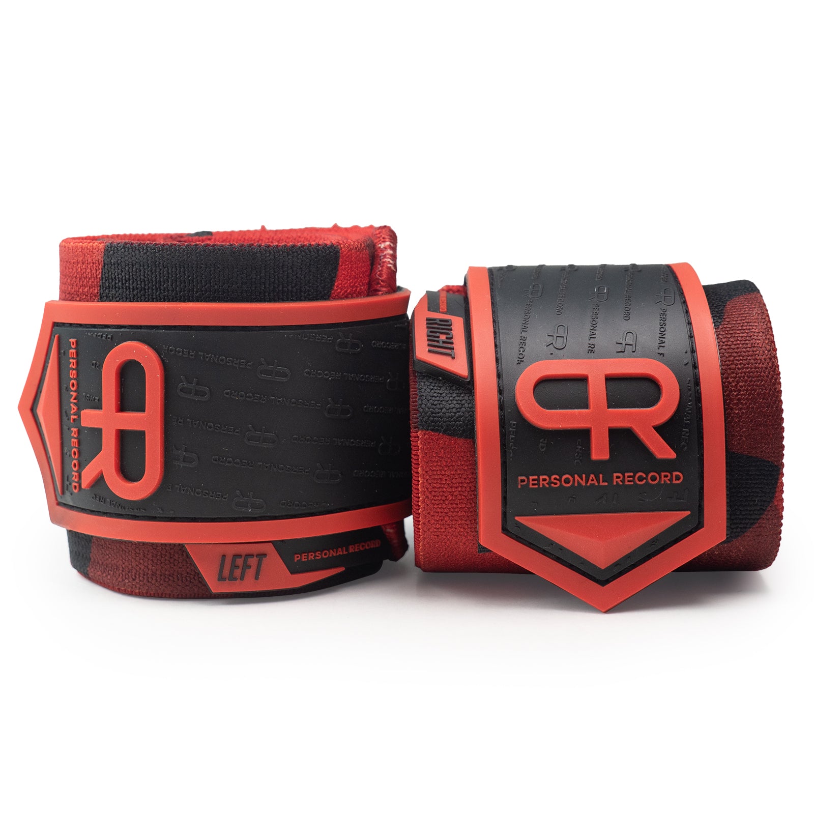 Personal Record Heavy Duty Premium Wrist Wraps - PR901 - Red Camo