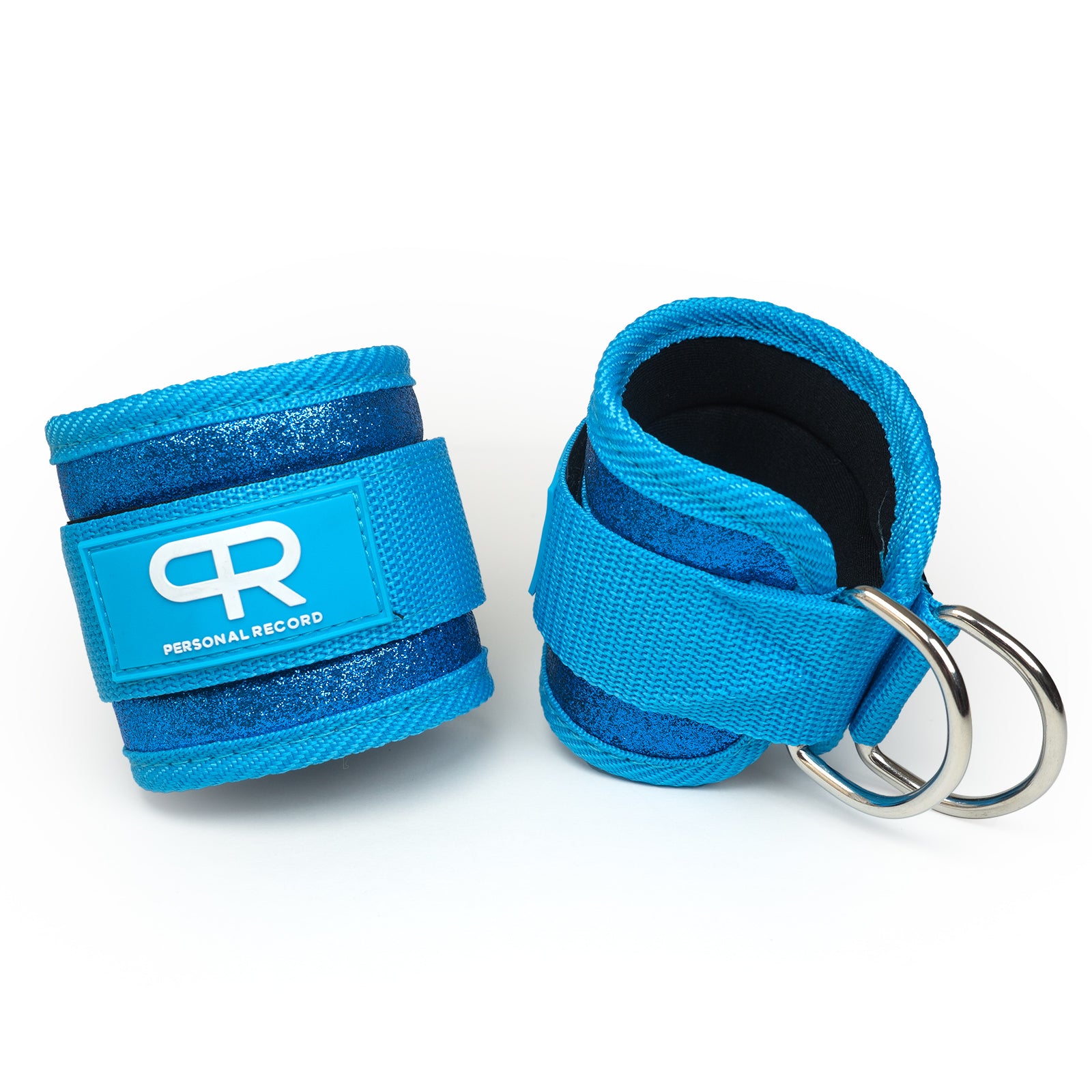 Personal Record Heavy Duty Premium Ankle Strap - PR918 - Glitter Blue