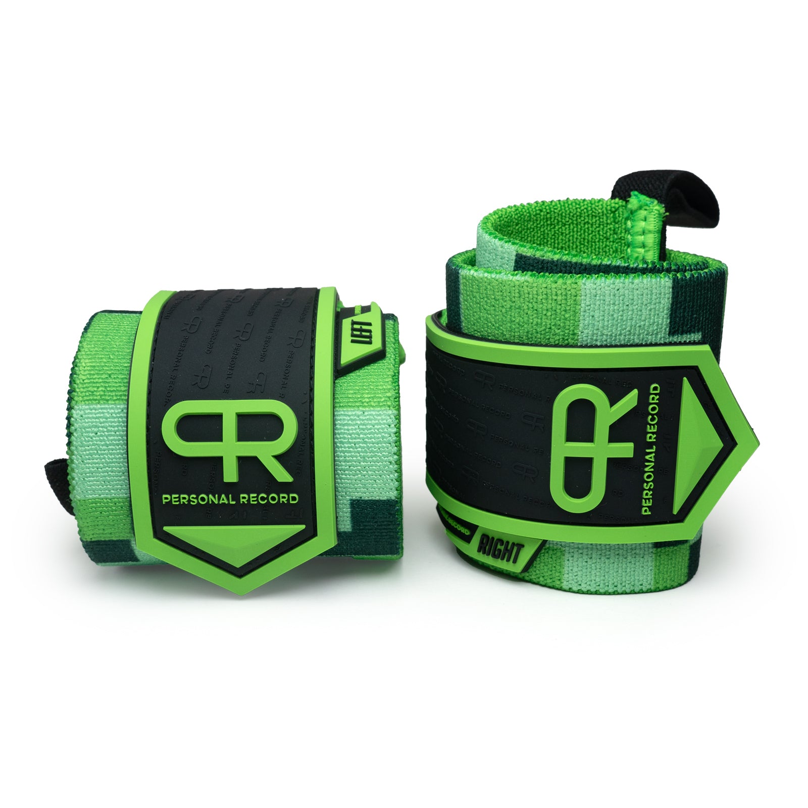 PR Heavy Duty Premium Wrist Wraps - Digital Neon Camo