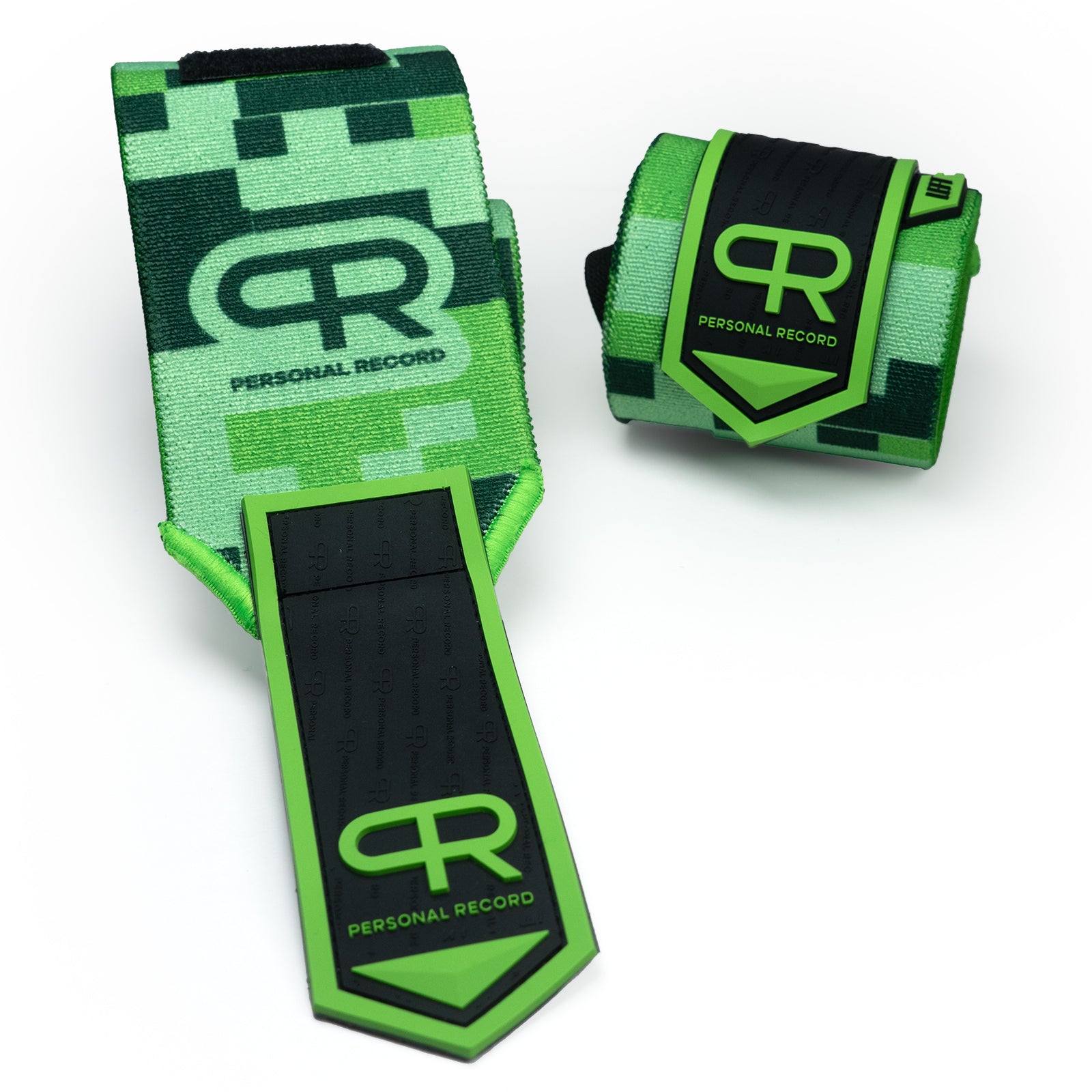 PR Heavy Duty Premium Wrist Wraps - Digital Neon Camo