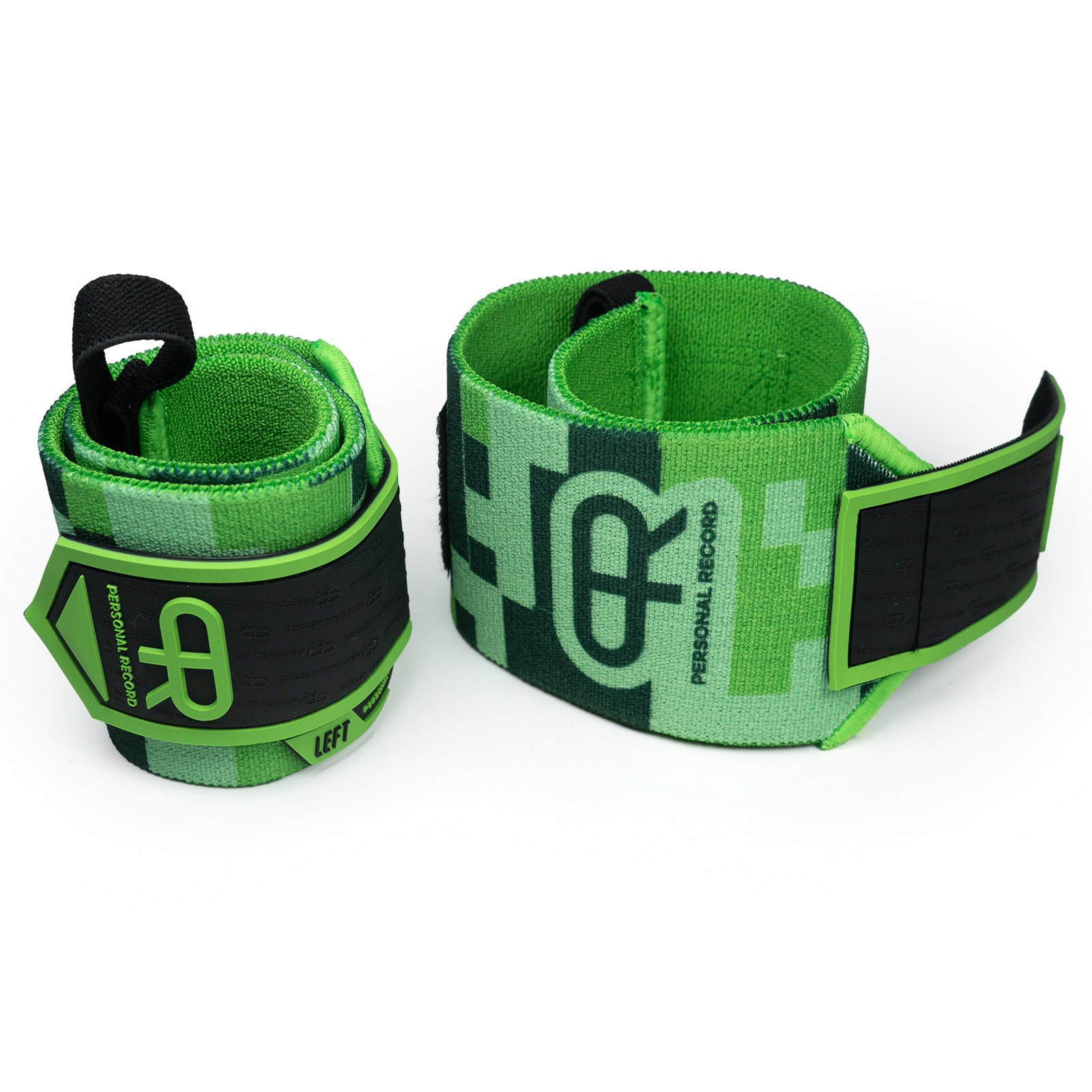 PR Heavy Duty Premium Wrist Wraps - Digital Neon Camo