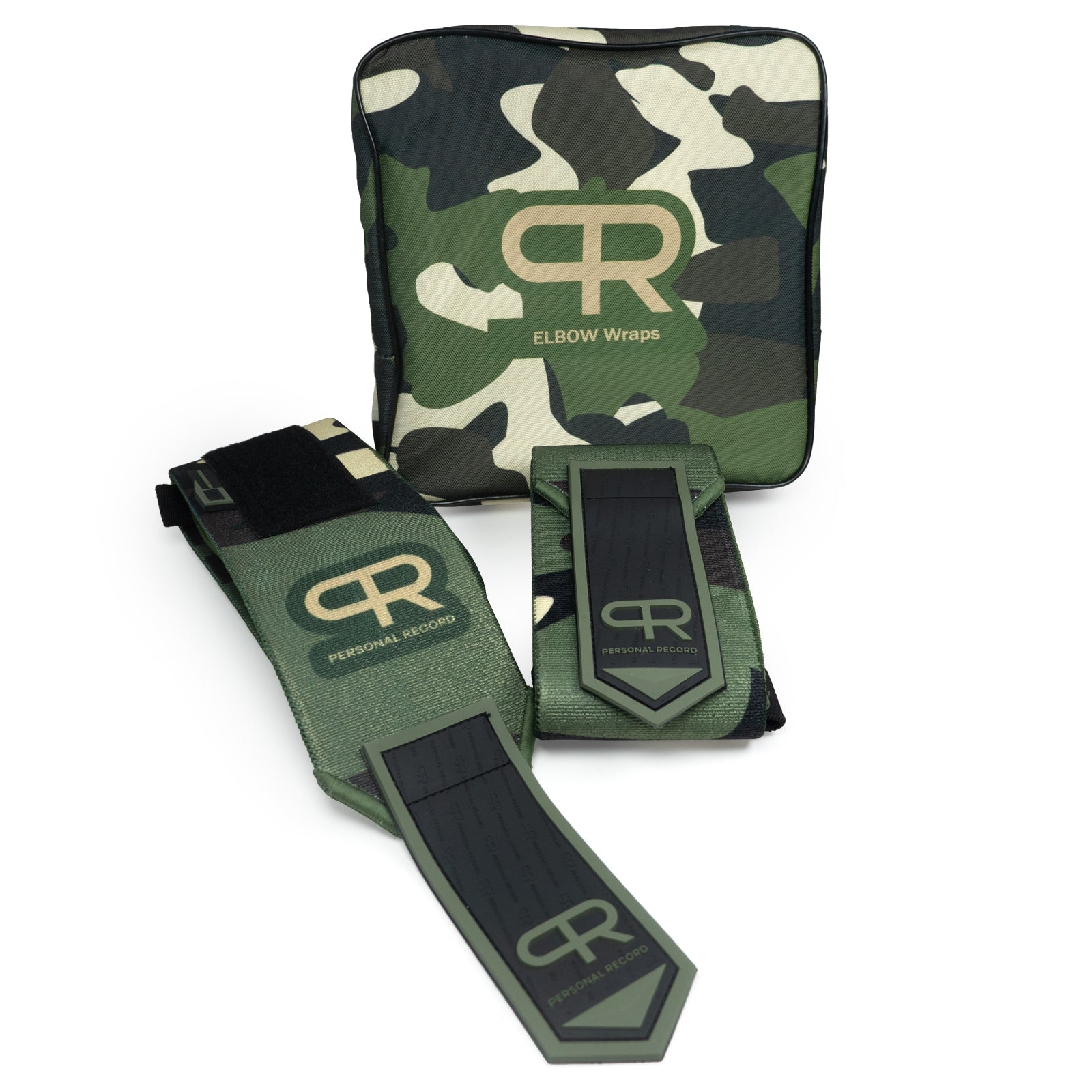 PR Heavy Duty Premium Elbow Wraps - Green Camo