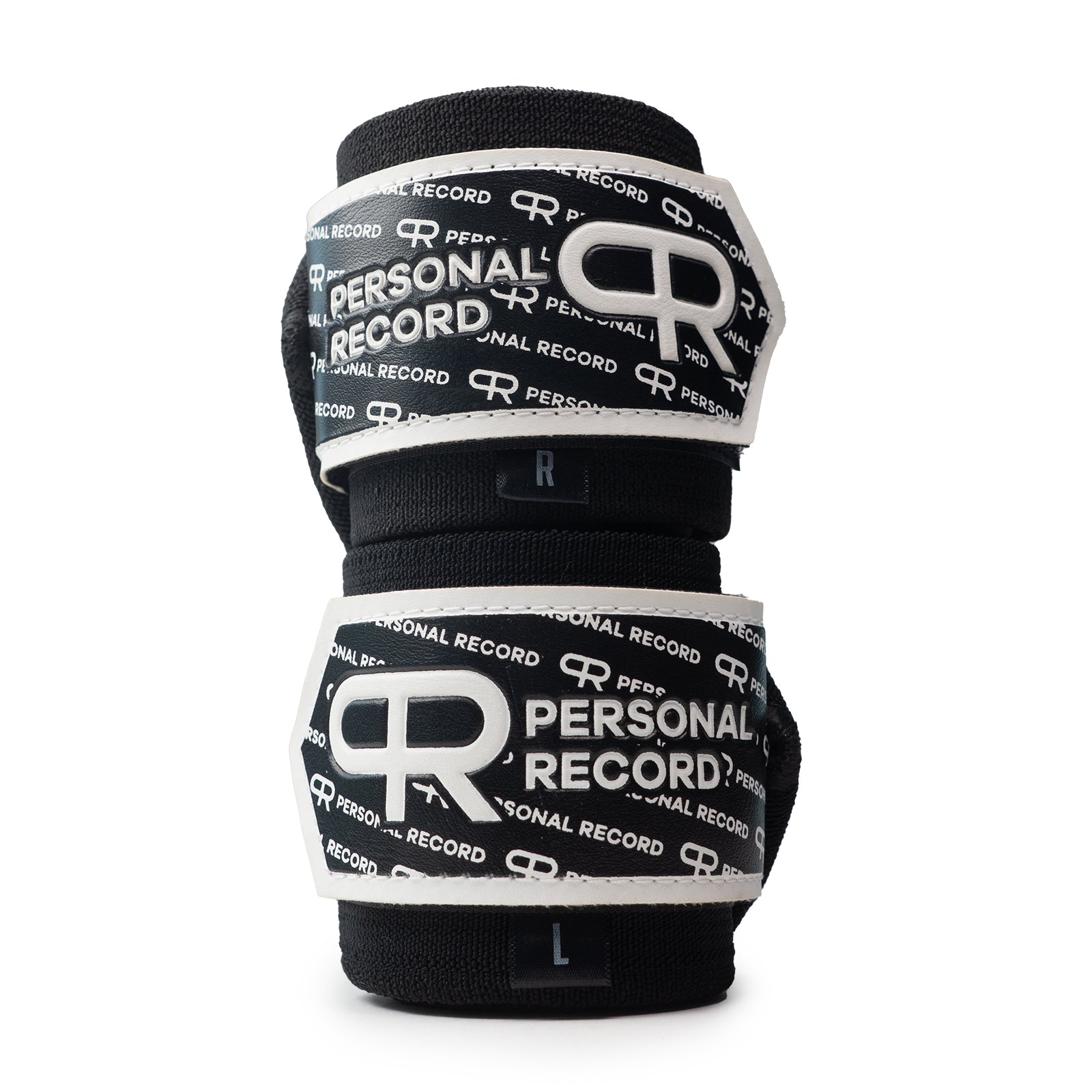 Personal Record Heavy Duty Premium Wrist Wraps - PR901 - Black/White