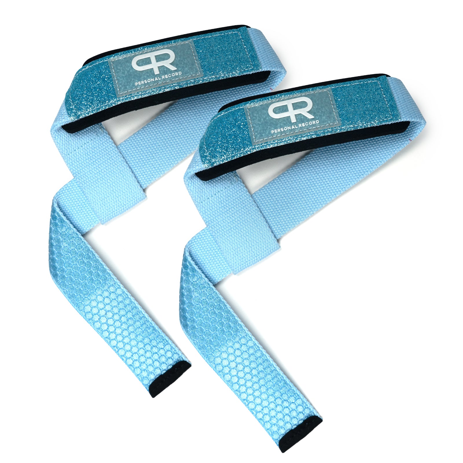 PR Lightweight Lifting Straps - Glitter Blue