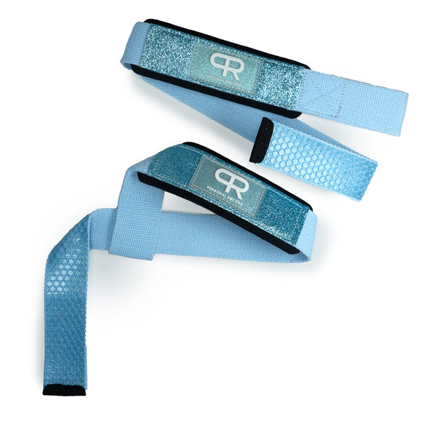 PR Lightweight Lifting Straps - Glitter Blue