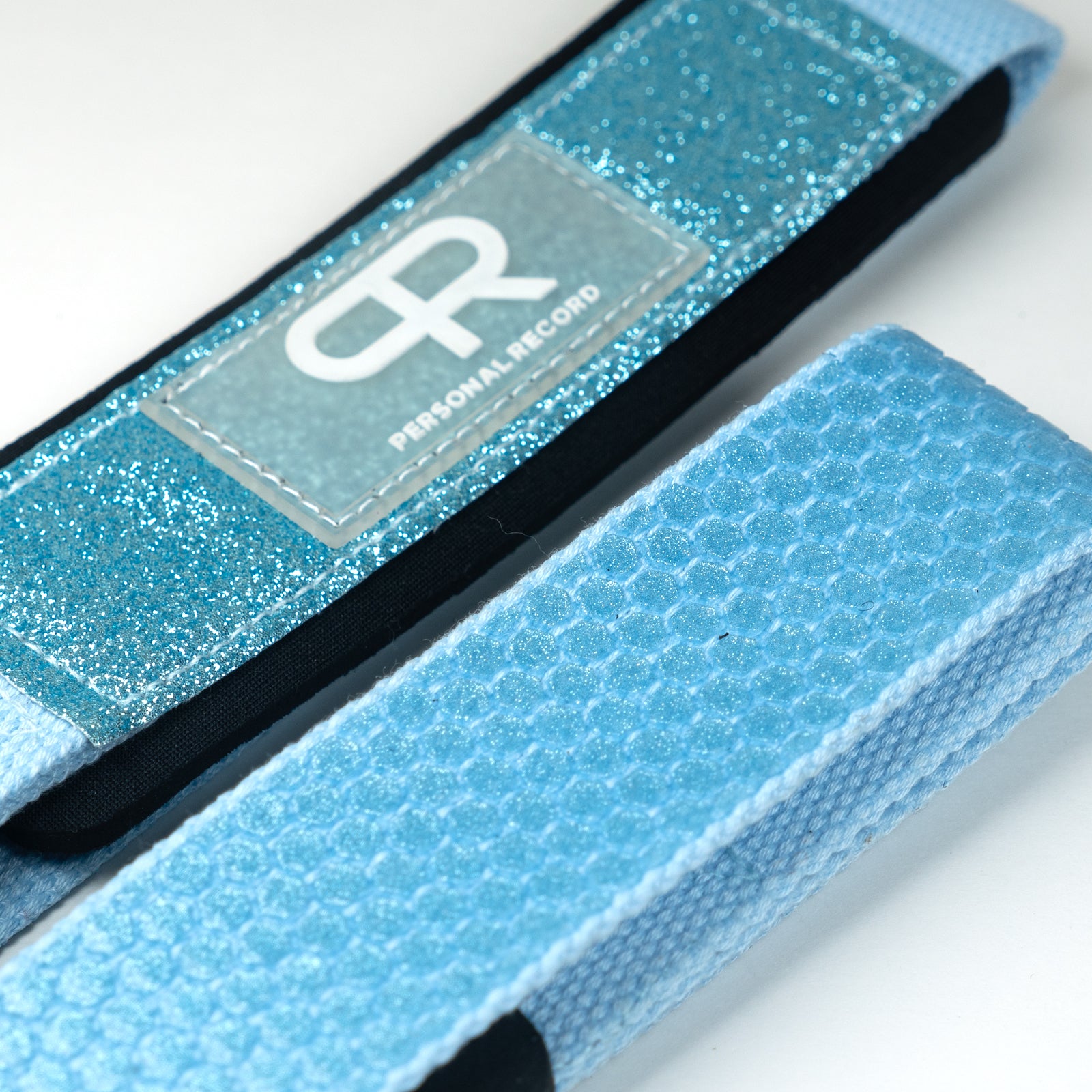 Personal Record Lightweight Wrist Straps - PR904 - Glitter Blue