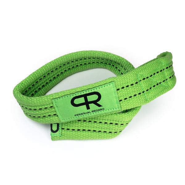 PR Heavy Duty Premium Lifting Straps - Neon