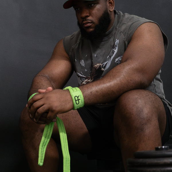 PR Heavy Duty Premium Lifting Straps - Black/Grey