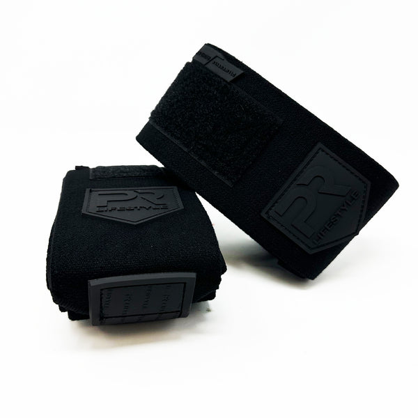 50" Comp Elbow Wraps - All Black