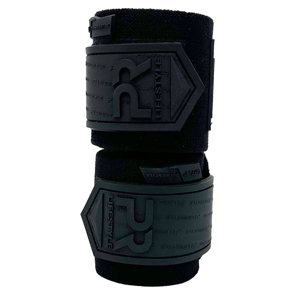 26" Comp Wrist Wraps  - All Black