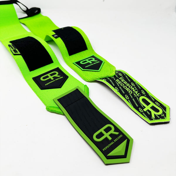 PR Heavy Duty Premium Wrist Wraps - Neon