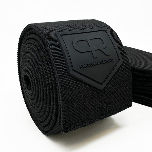 PR Heavy Duty Premium Knee Wraps - Black