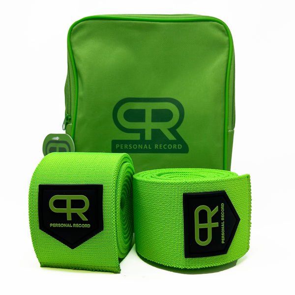 PR Heavy Duty Premium Knee Wraps - Neon