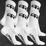 Personal Record Premium Socks - 6 Pairs - White
