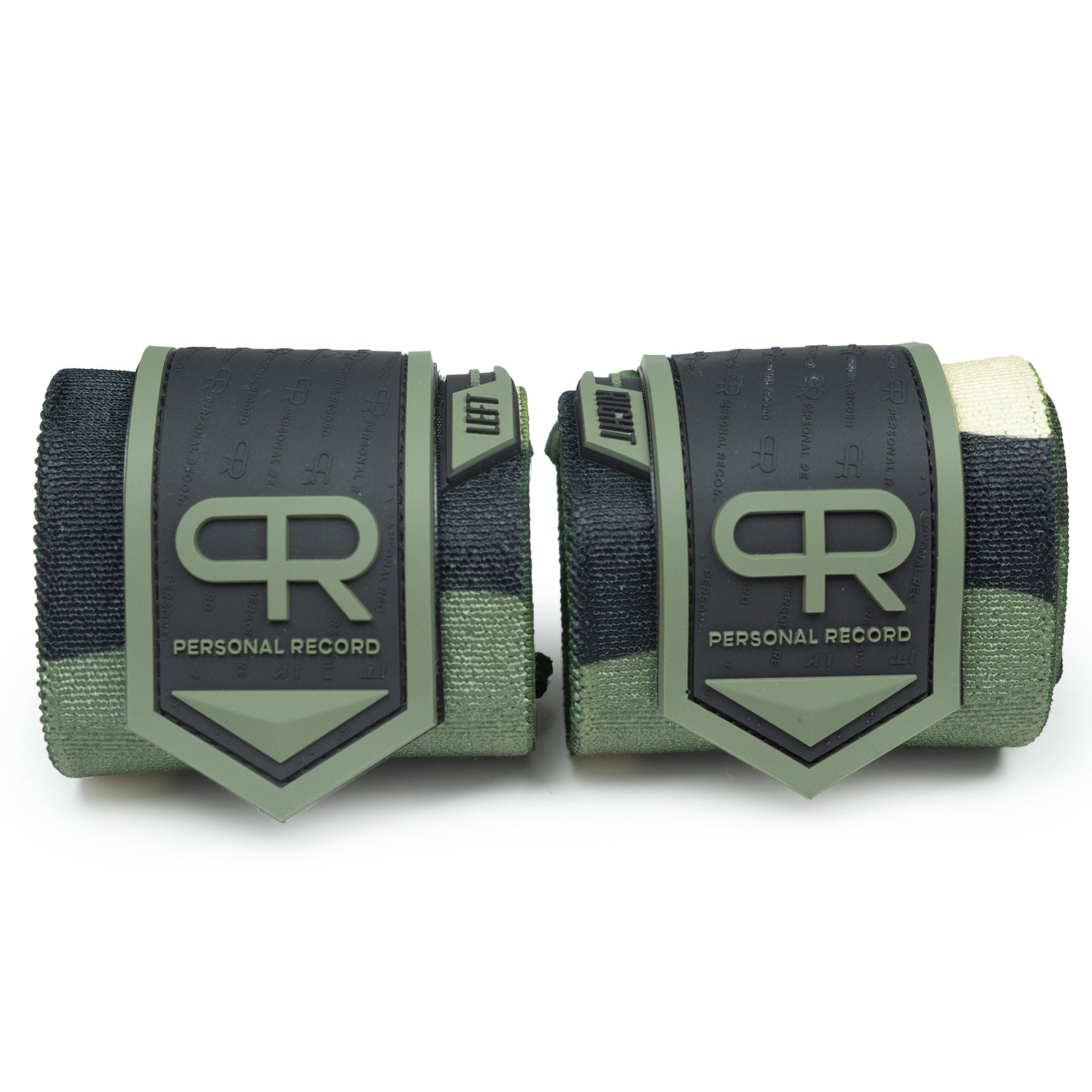 PR Heavy Duty Premium Wrist Wraps - Green Camo