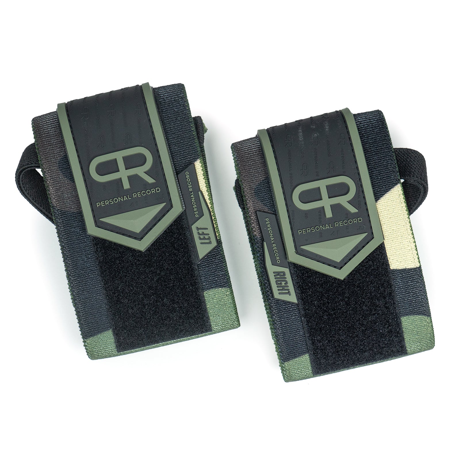 PR Heavy Duty Premium Wrist Wraps - Green Camo