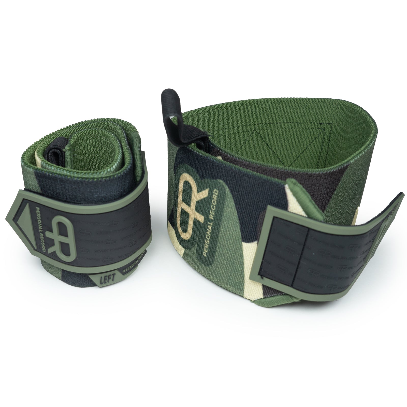 PR Heavy Duty Premium Wrist Wraps - Green Camo