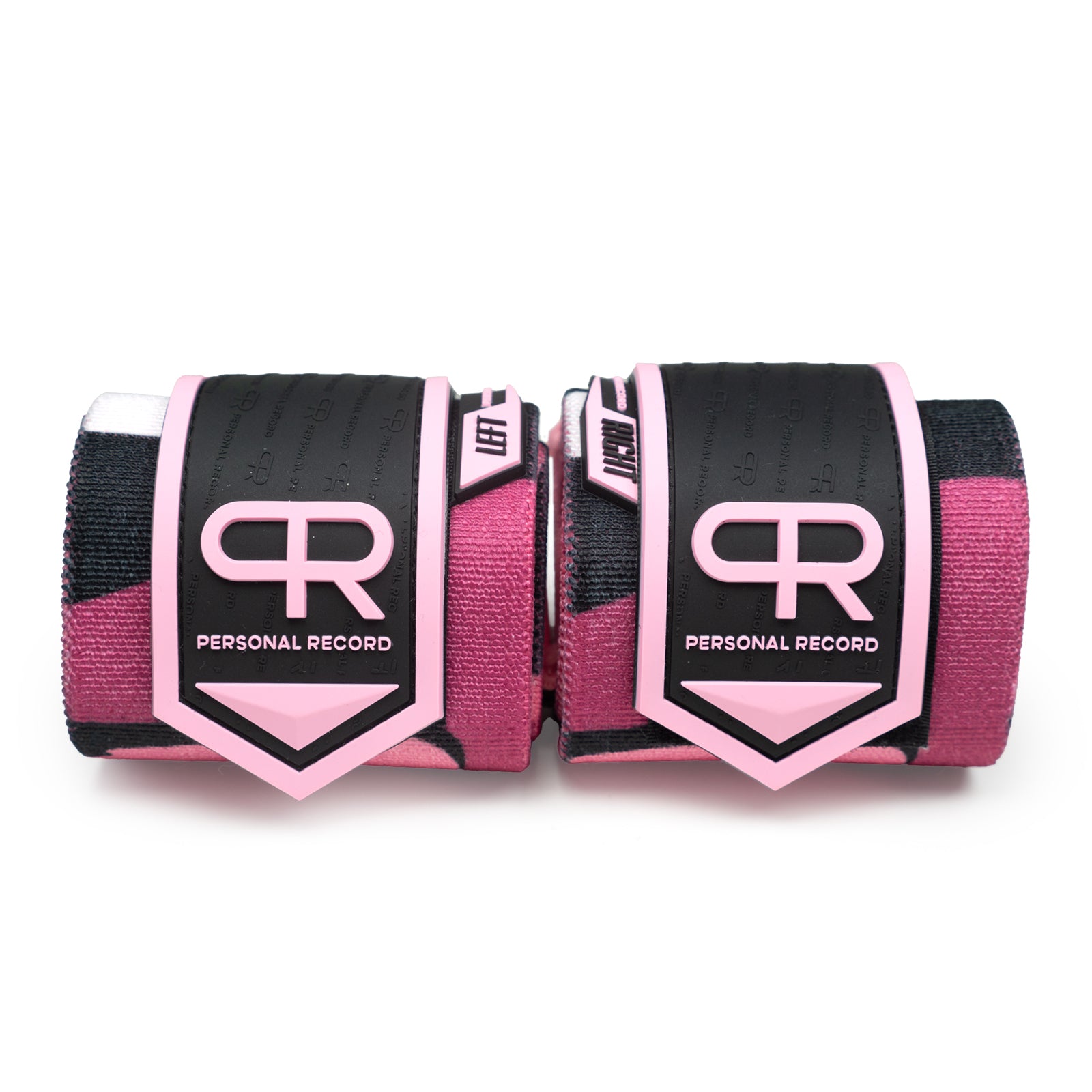 Personal Record Heavy Duty Premium Wrist Wraps - PR901 - Pink Camo