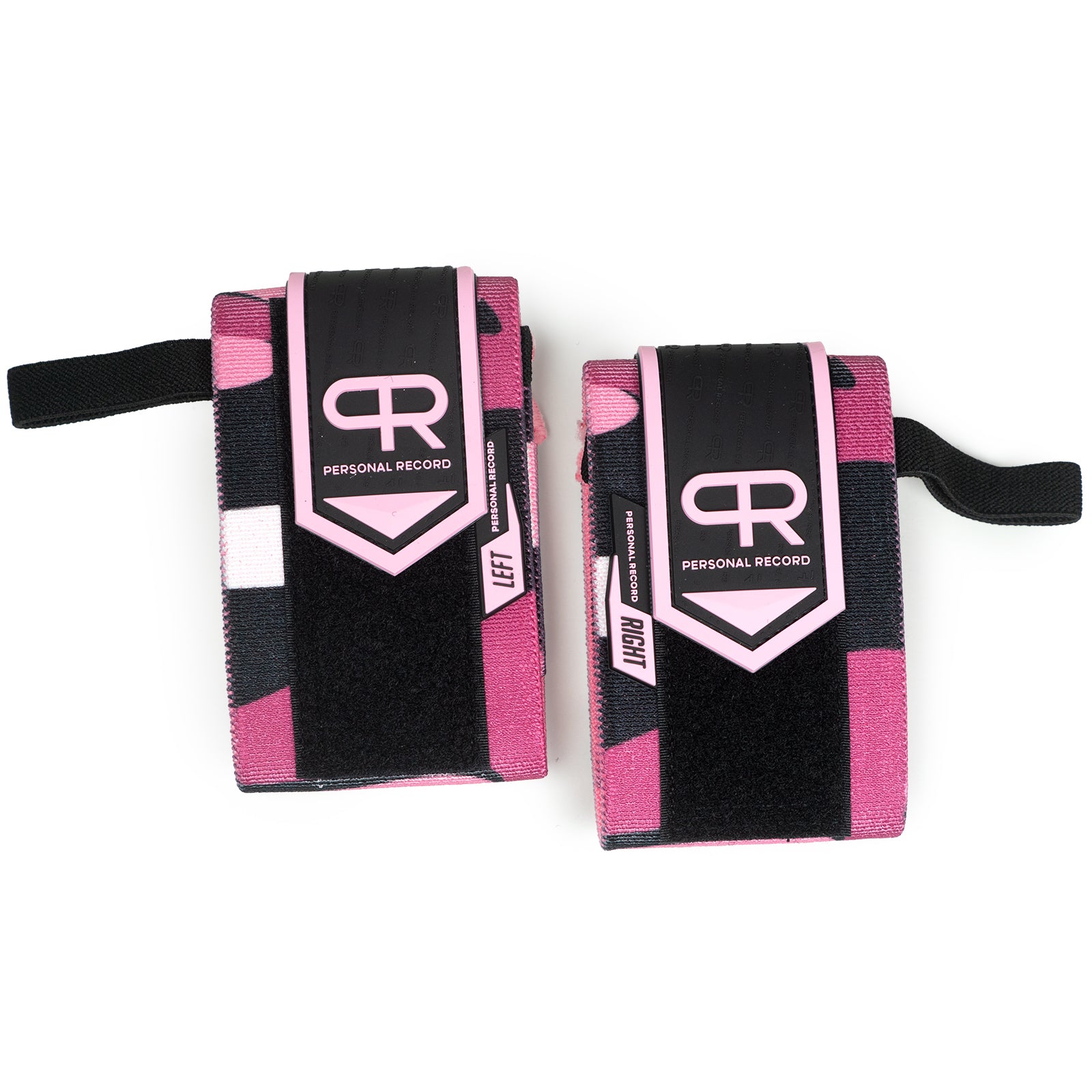 PR Heavy Duty Premium Wrist Wraps - Pink Camo