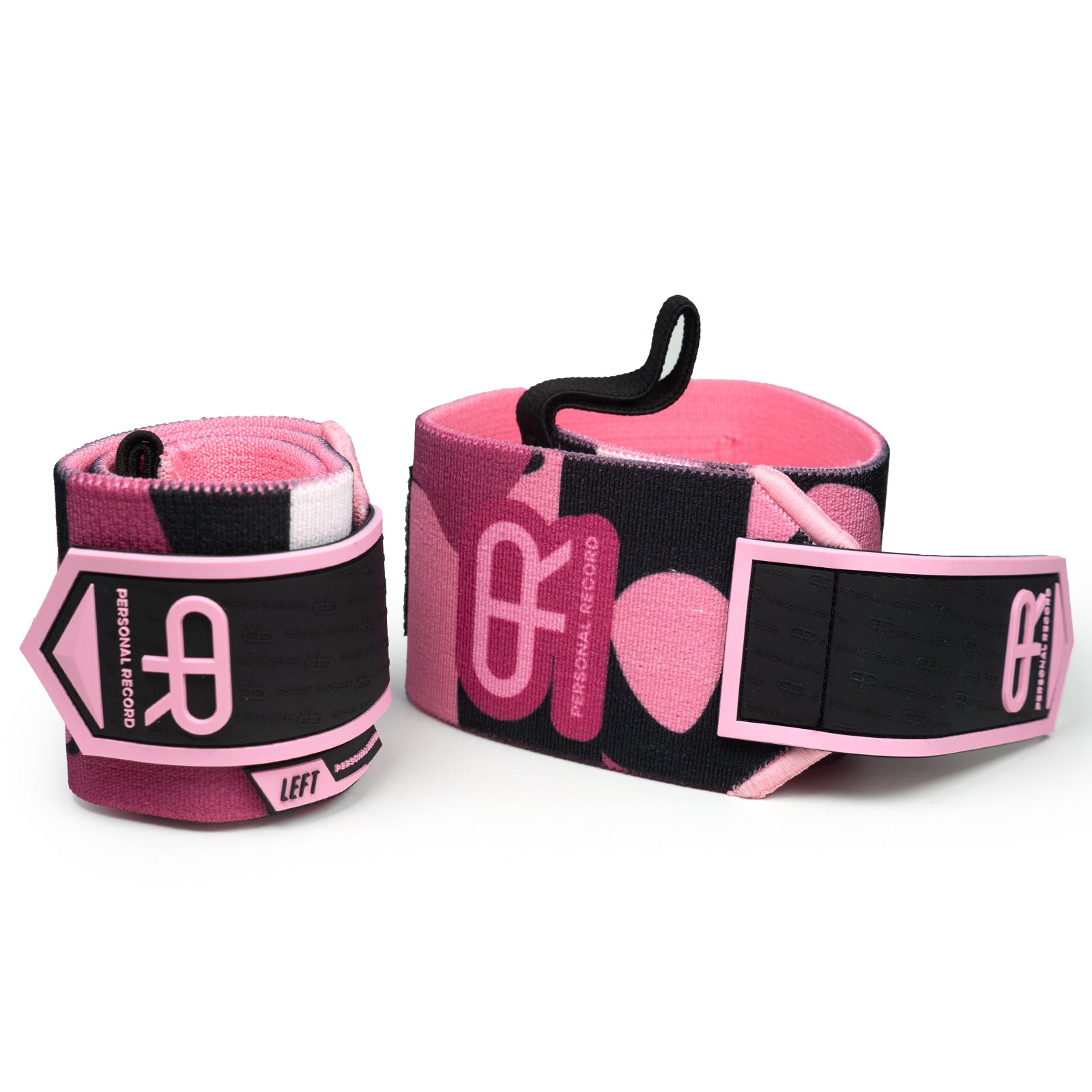 PR Heavy Duty Premium Wrist Wraps - Pink Camo