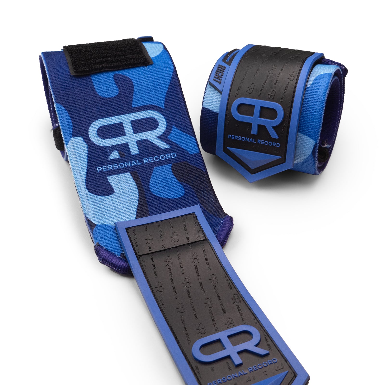 PR Heavy Duty Premium Wrist Wraps - Blue Camo