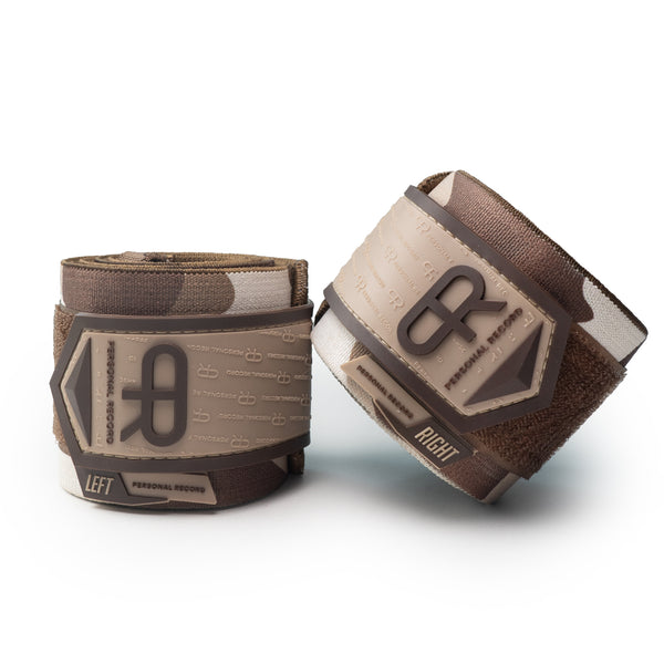PR Heavy Duty Premium Wrist Wraps - Sand Camo