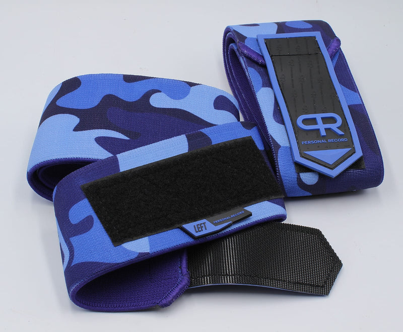 Personal Record Advanced Elbow Wraps - PR903 - Blue Camo