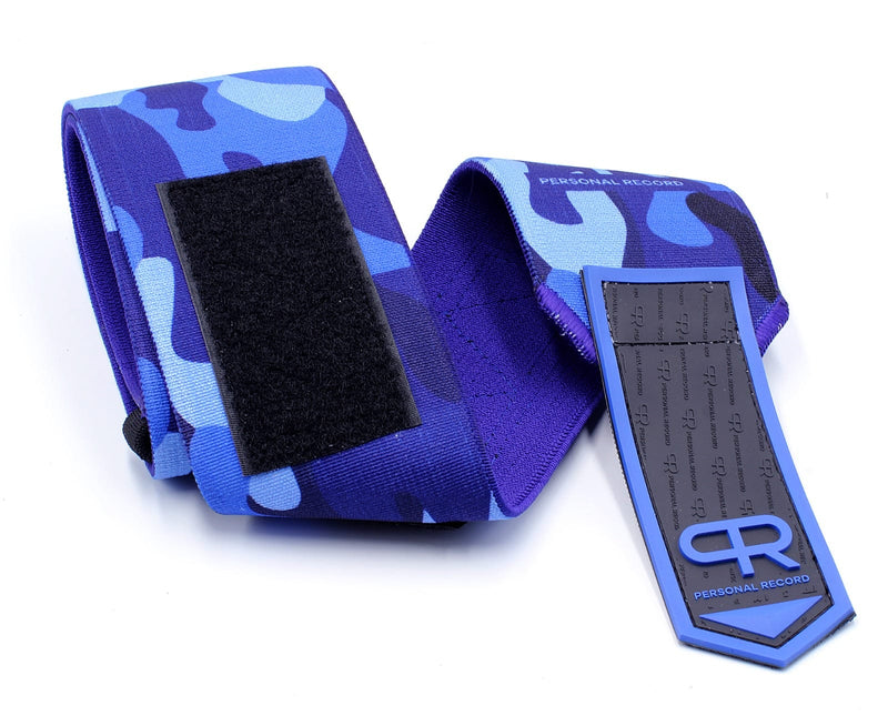 Personal Record Advanced Elbow Wraps - PR903 - Blue Camo