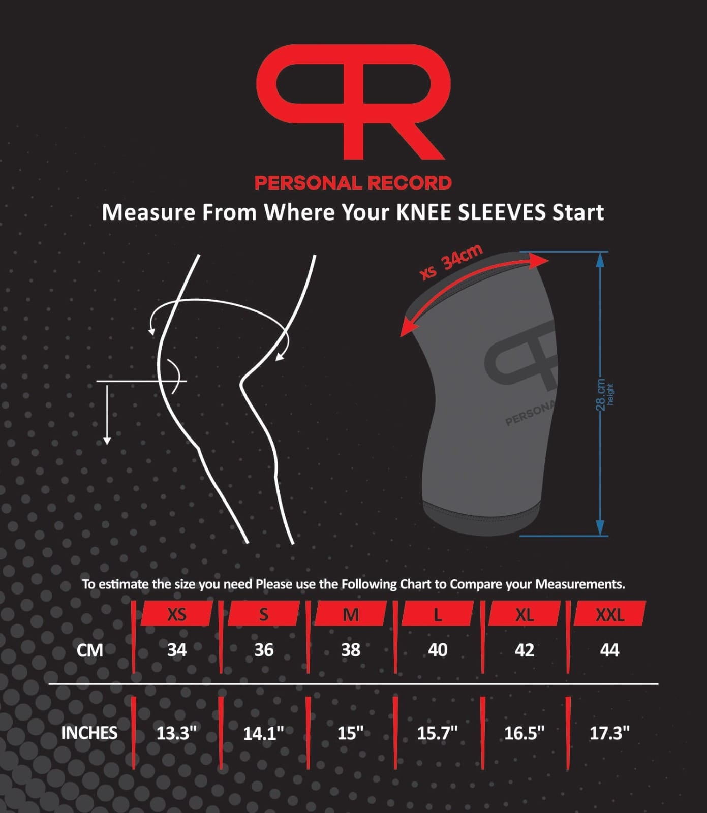 PR Premium Knee Sleeve