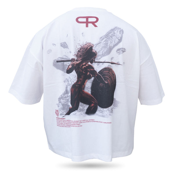 Oversize Olympus T shirts - Athena - White