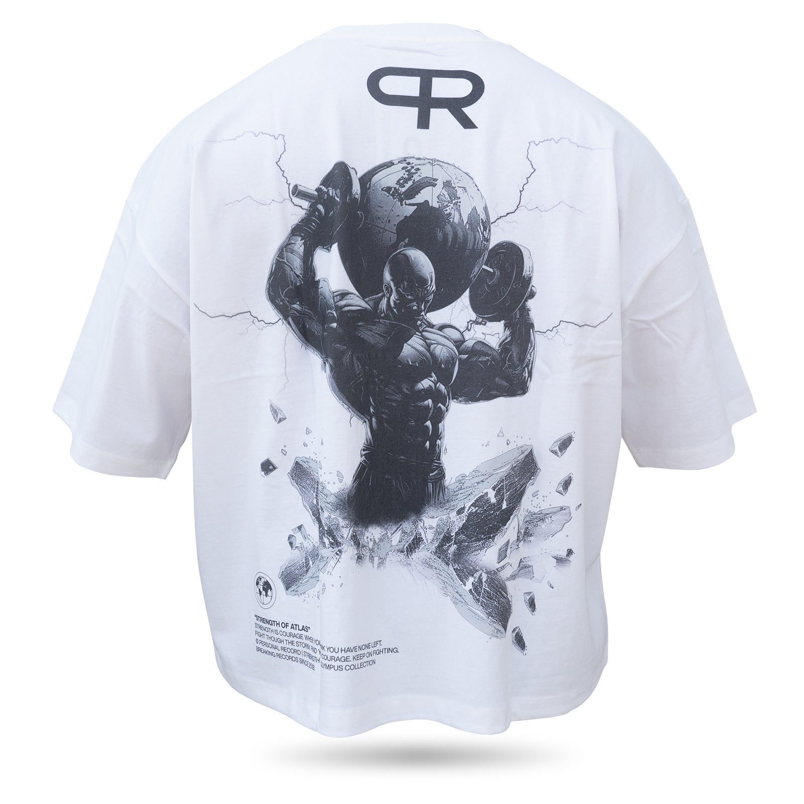 Oversize Olympus T shirts - Atlas - White