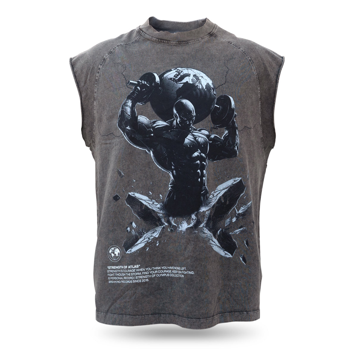 Oversize Olympus Sleeveless - OP901 - Atlas - Charcoal