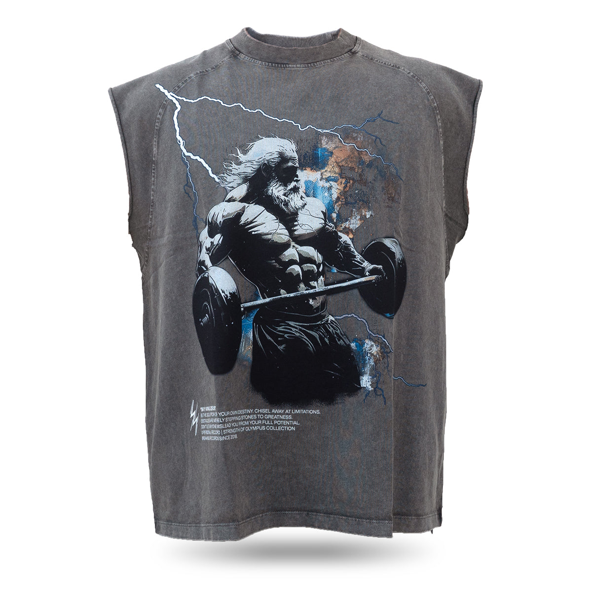 Oversize Olympus Sleeveless - Zeus - Charcoal