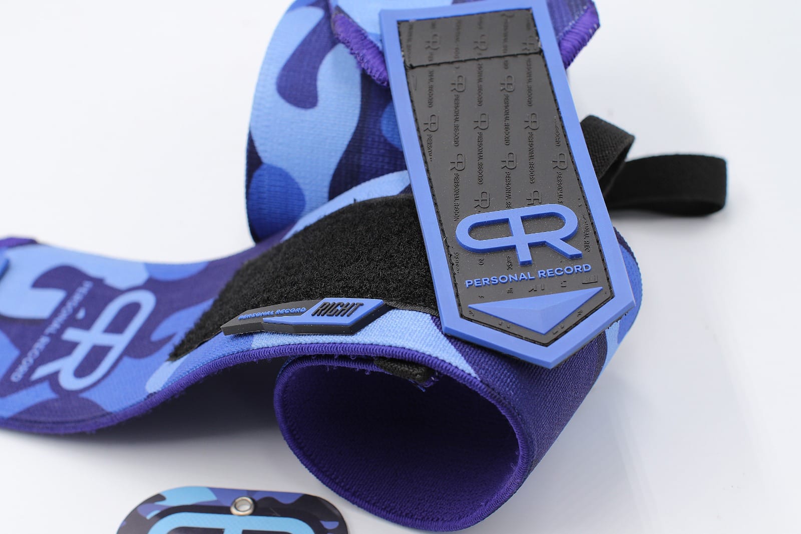 Personal Record Heavy Duty Premium Wrist Wraps - PR901 - Blue Camo