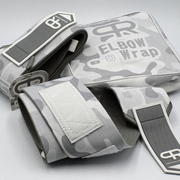 PR Heavy Duty Premium Elbow Wraps - Snow Camo