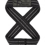PR Heavy Duty Premium Figure 8 Lifting Straps - Black/Grey