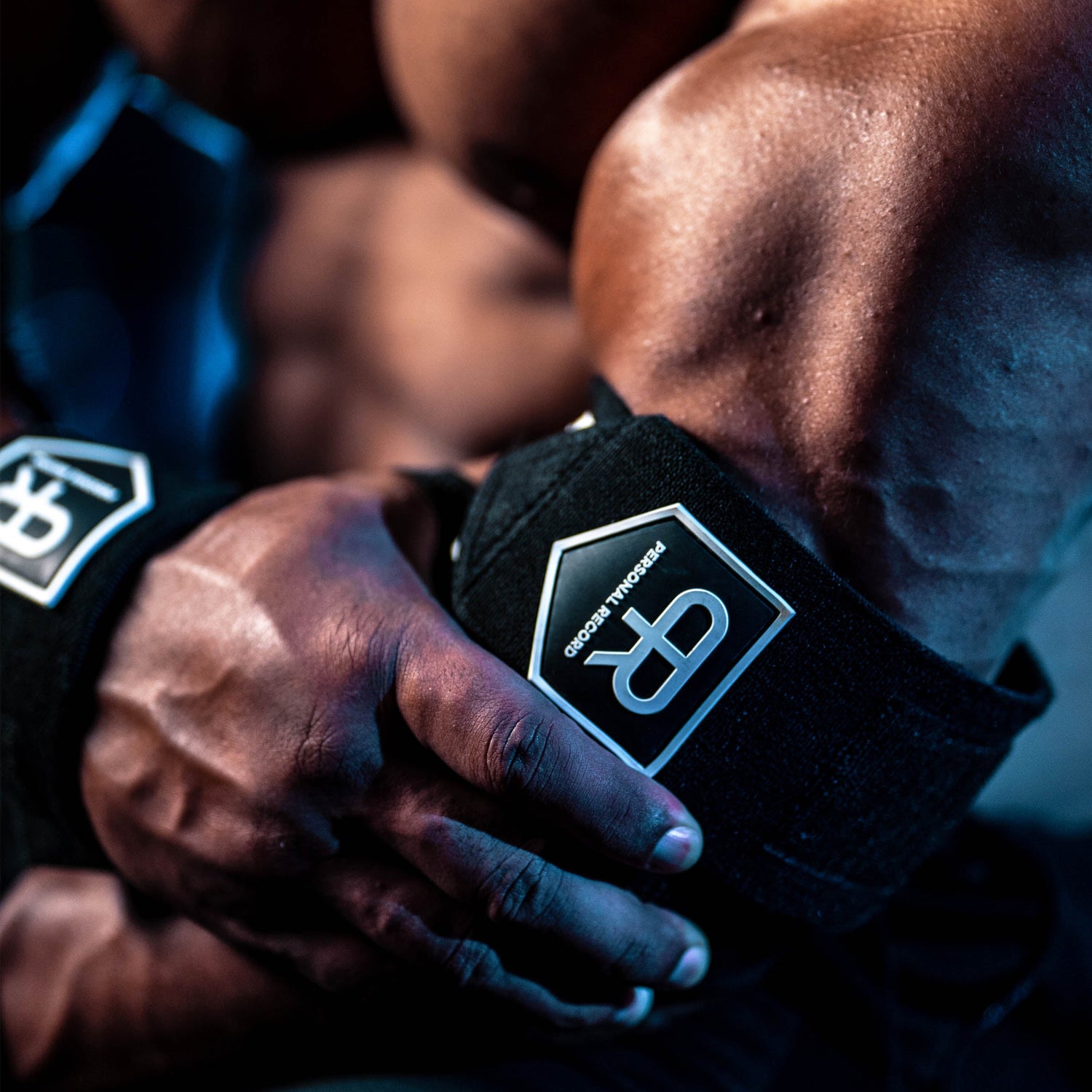 Personal Record Heavy Duty Premium Elbow Wraps PR903 Black