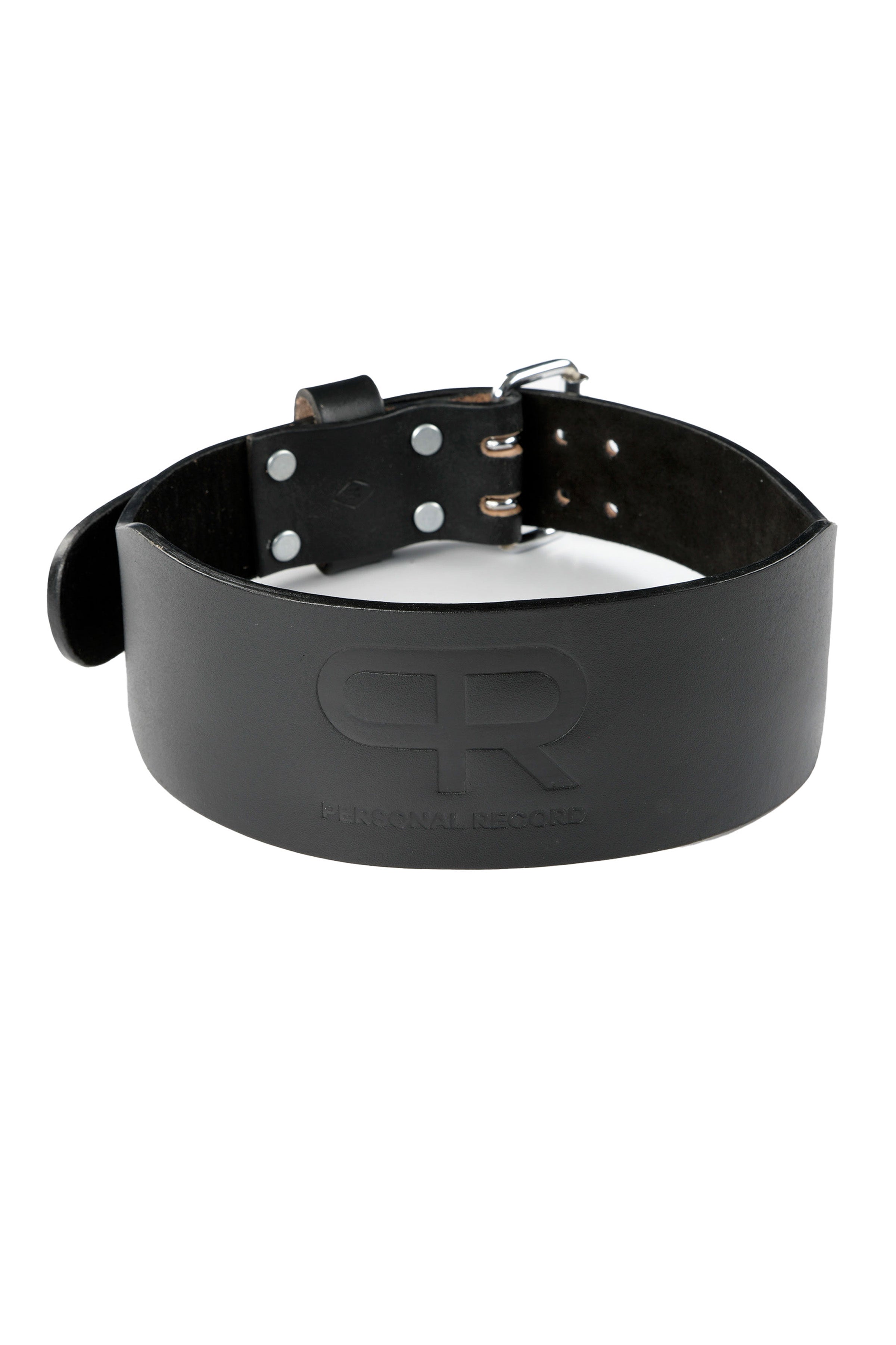 PR Weightlifting 4mm Leather Belt - PR915 - Black