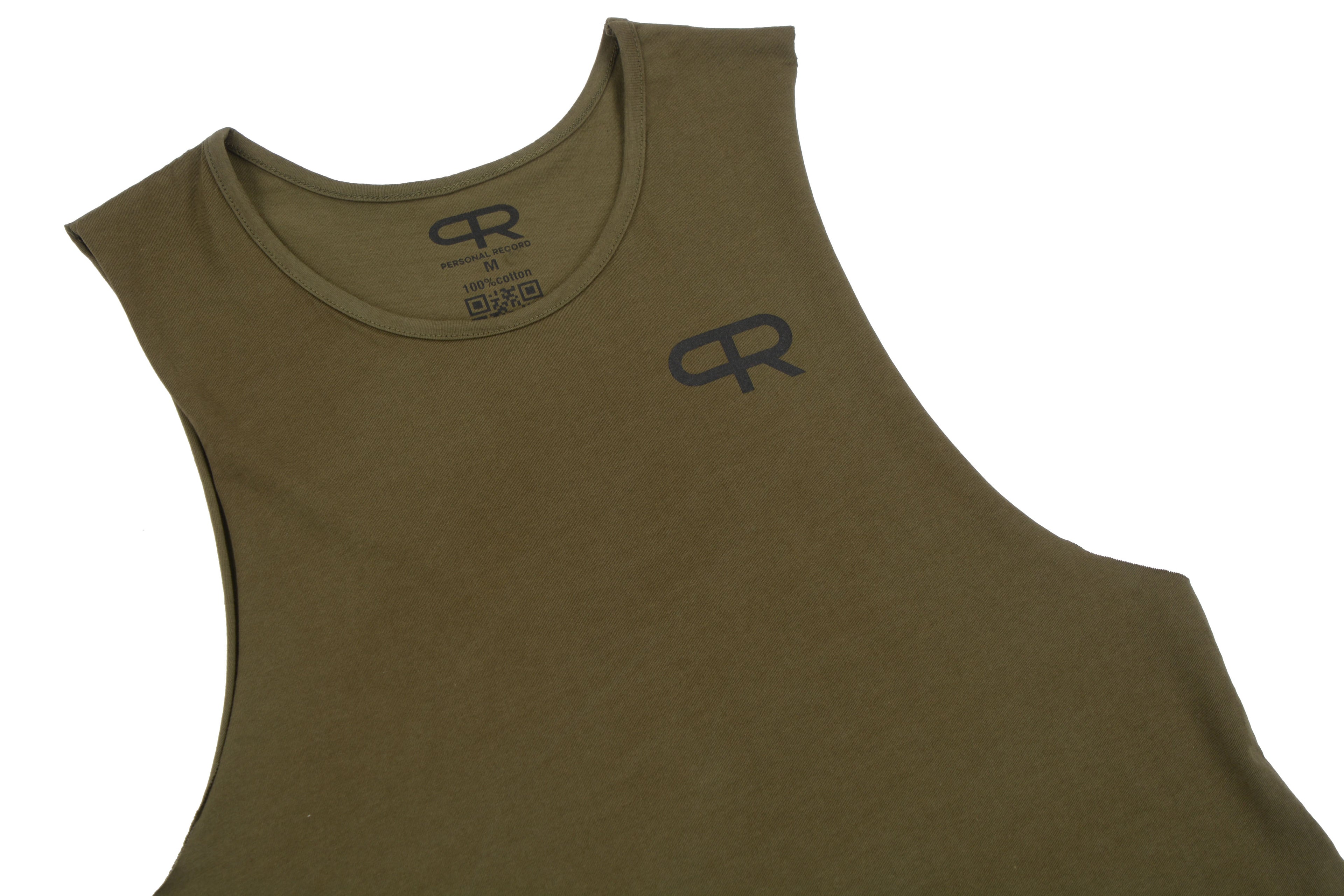 Personal Record Muscle Tank - PR309 - Olive