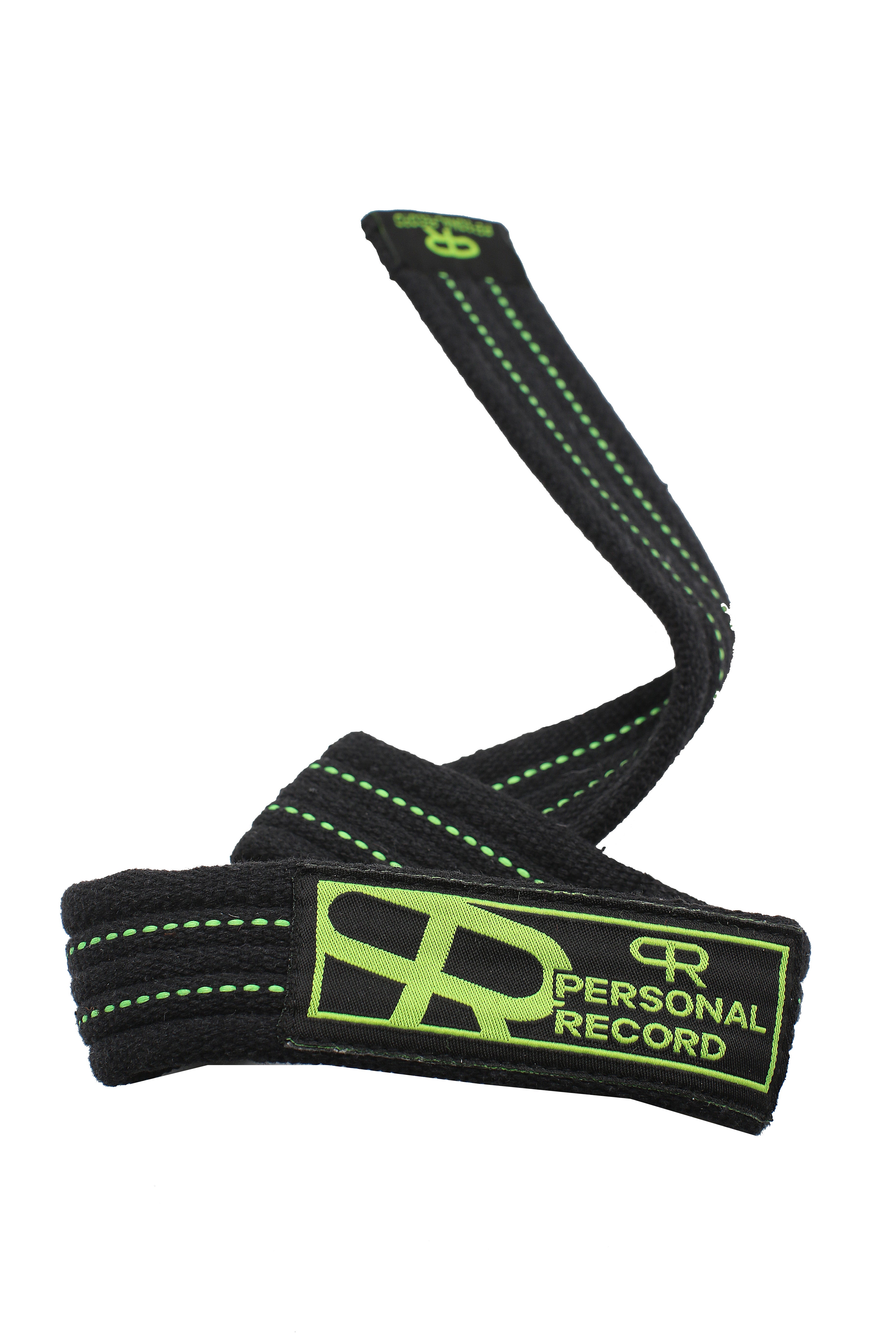 Personal Record Heavy Duty Premium Straps - PR902 - Black/Neon