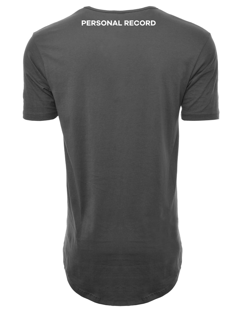 PR Basic Logo Elongated Shirt - PR403 - Cool Grey