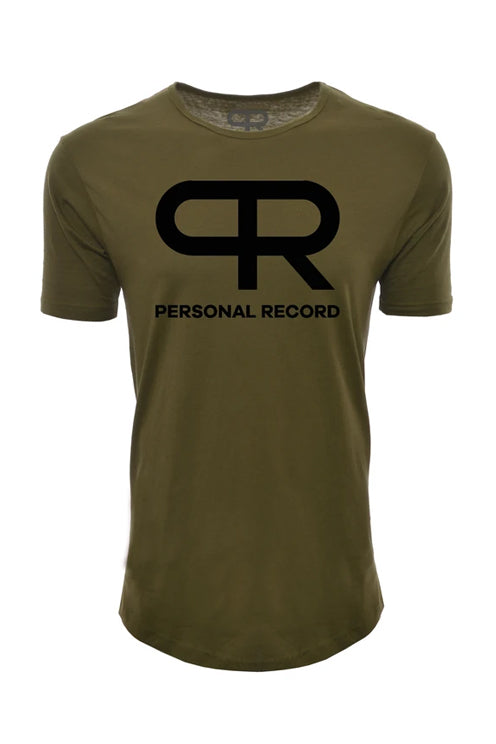 Personal Record Elongated Shirt - PR401 - Olive